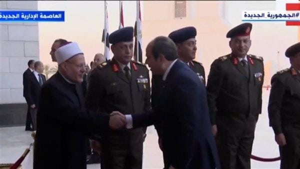 الرئيس السيسي يشارك في احتفالية العيد عقب صلاة عيد الفطر