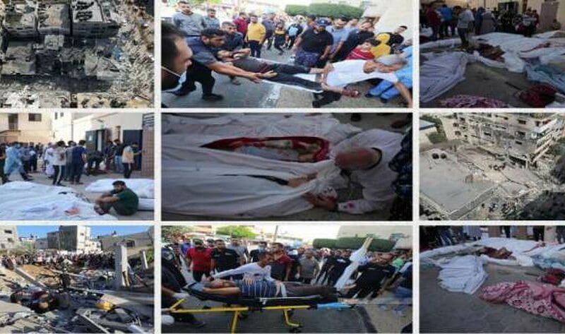 استشهاد 3 فلسطينيين في قصف مبنى تابع للصليب الأحمر يؤوي نازحين – أخبار العالم