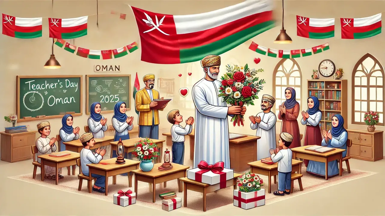 “موعد الفعاليات وأماكنها” تعرف على أهم مظاهر الاحتفال بيوم المعلم العماني 2025 وما هي أهداف هذا اليوم