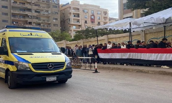 إسعاف مُراقب امتحانات الثانوية العامة بالفيوم بعد تعرضه لإعياء حاد