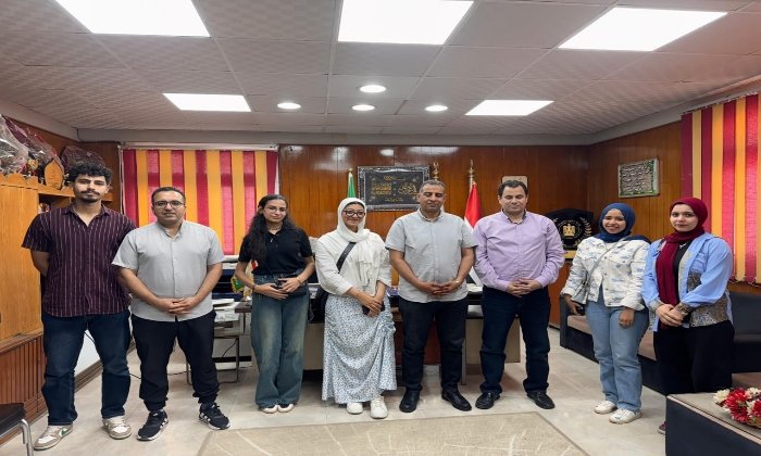 اجتماع مدير الرياضة بالقليوبية مع فريق YLY لوضع استراتيجيات الموسم السابع