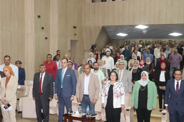 احتفال جامعة بنها بالذكرى الثانية عشرة لثورة 30 يونيو بحضور محافظ القليوبية