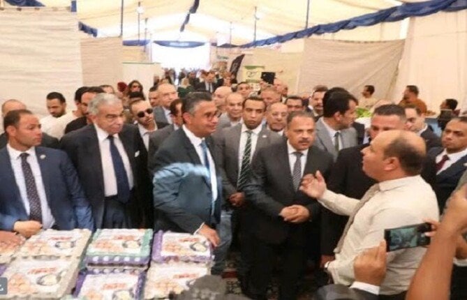 افتتاح سوق اليوم الواحد في العاشر من رمضان برعاية وزير التموين ومحافظ الشرقية