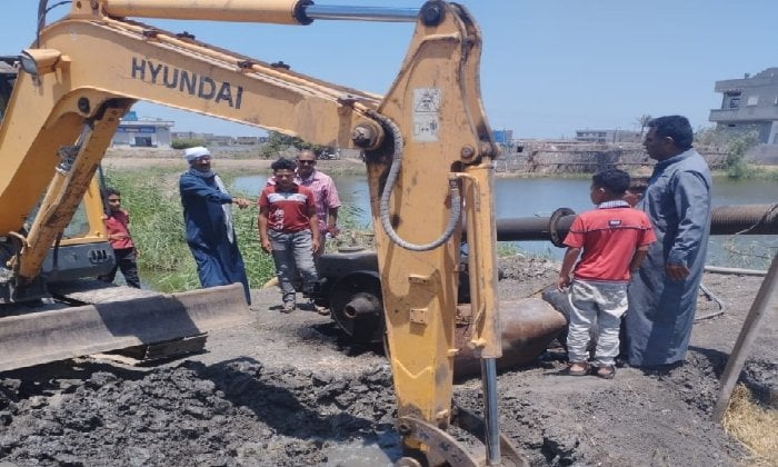 ت dismantling of 5 Illegal Fish Farms in Northern Sahl El-Hossainiya, Port Said