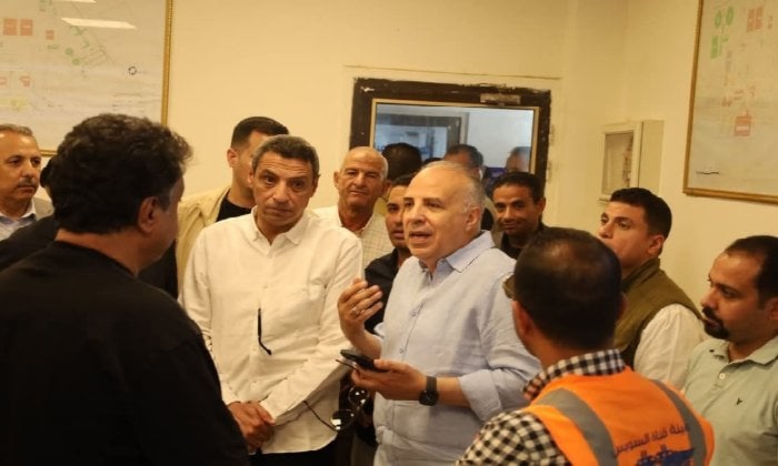 جولة ميدانية لمتابعة مشروعات مياه الشرب في السويس