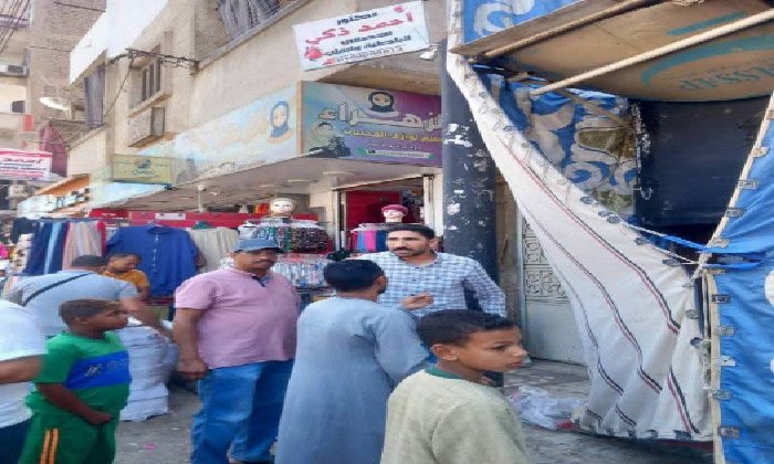 حملة شاملة لتنظيف نجع حمادي من العشوائيات وأكشاك الفاكهة المخالفة