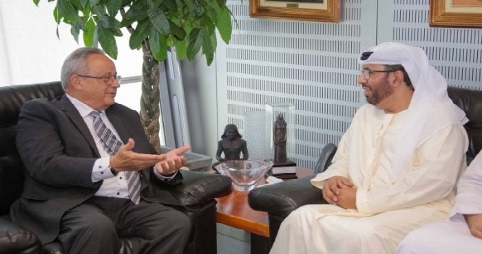زيارة ودية: مدير مكتبة الإسكندرية ووفد الإمارات للمكتبات