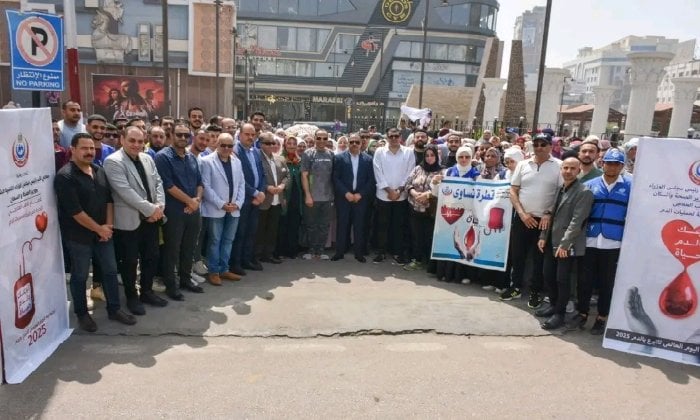 محافظ الشرقية يفتتح حملة التبرع بالدم بمناسبة اليوم العالمي للتبرع
