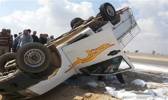 مخاطر العمل: 10 عمال يومية يتعرضون للإصابة في انقلاب شاحنة بالصحراء الغربية