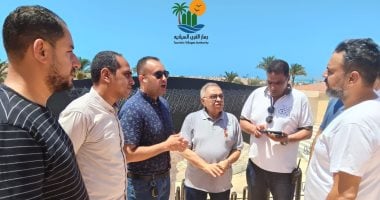 جولة تفقدية لرئيس جهاز القرى السياحية في المسرح الروماني بمركز مارينا العلمين استعدادًا للافتتاح