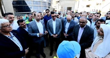 جولة ميدانية لوزير الإسكان ومحافظ بني سويف في محطة مياه الفقاعي ضمن المبادرة الرئاسية "حياة كريمة"