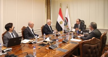 اجتماع المهندس محمد شيمي بوزير قطاع الأعمال مع وفد شركة “GS E&C” الكورية لبحث آفاق التعاون في مجالات الطاقة المتجددة والصناعة والمزيد.