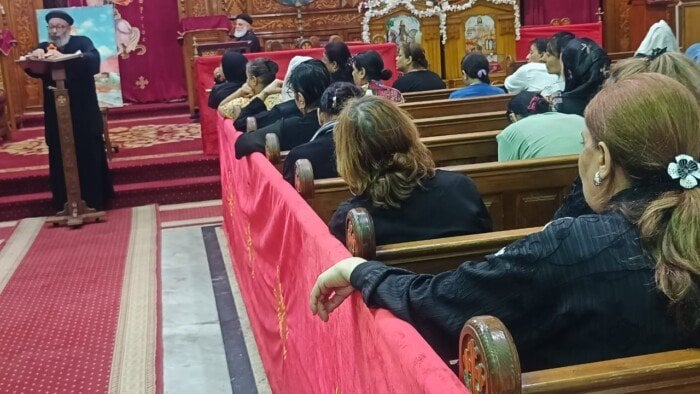 تأبين القمص بطرس الجبلاوي في مارجرجس بورسعيد