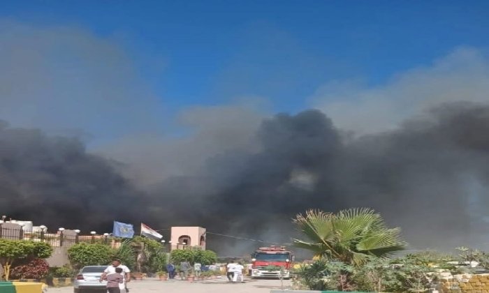 تحقيق عاجل في حريق كبير بمجمع البتروكيماويات في الإسكندرية