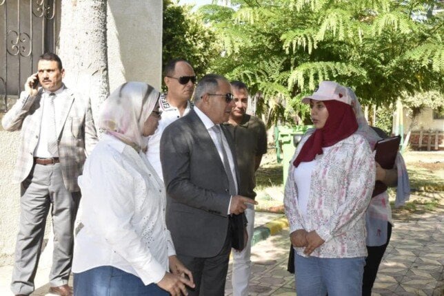 تطوير مكتبة الطفل في بورسعيد: جولة محافظ حي الشرق