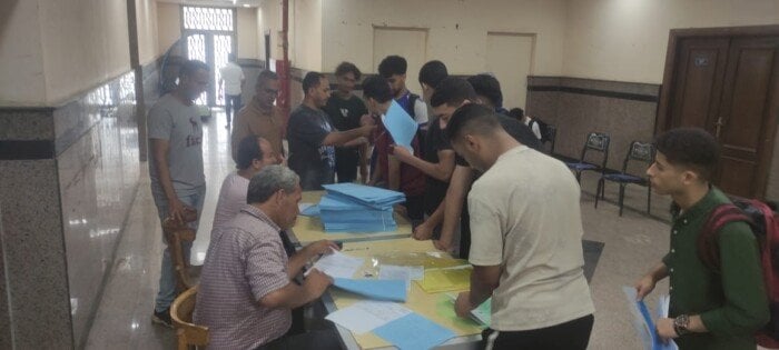 تنظيم امتحانات قدرات طلاب الثانوية العامة في جامعة بنها