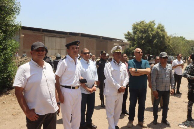 جهود مكثفة في قليوب لاستعادة الأراضي الزراعية من التعديات