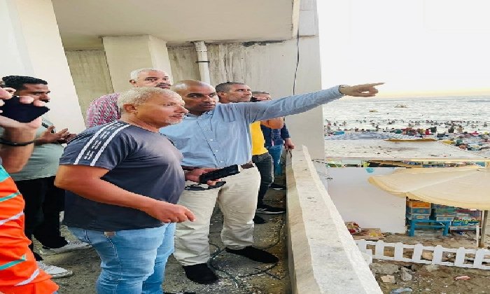 جولة ميدانية لرئيس مصايف الإسكندرية لضمان إخلاء الشواطئ بعد ساعات العمل