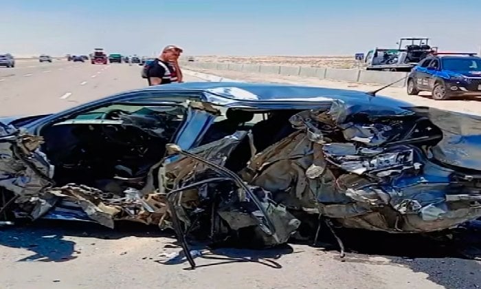 حادث مروع يودي بحياة أسرة كاملة على طريق العلمين بالإسكندرية
