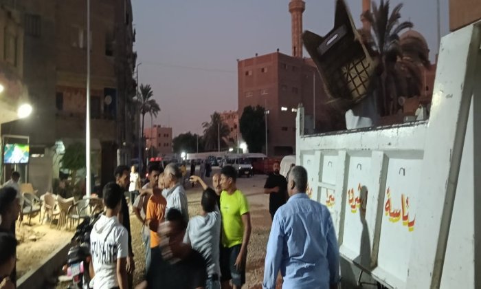 حملة شاملة لتنظيف شارع الشعراوي في شبرا الخيمة