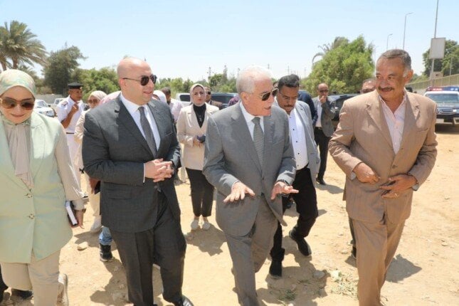 زيارة تفقدية للمرسى السياحي الجديد في بني سويف من قبل المحافظ ومستشار الرئيس