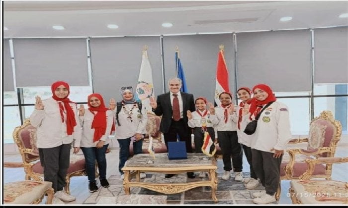 شباب بدر يثمن جهود رئيس جامعة أسوان في دعم الأنشطة الشبابية