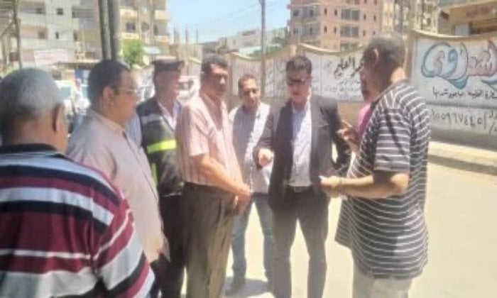 متابعة انضباط المرور في المنوفية بعد إغلاق الطريق الإقليمي المؤقت