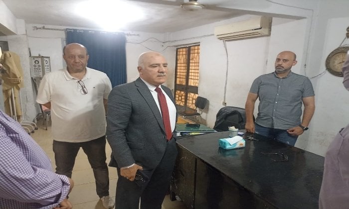 مدير الصحة بالقليوبية يراقب تقدم العمل في المعمل والمجلس الطبي ببنها