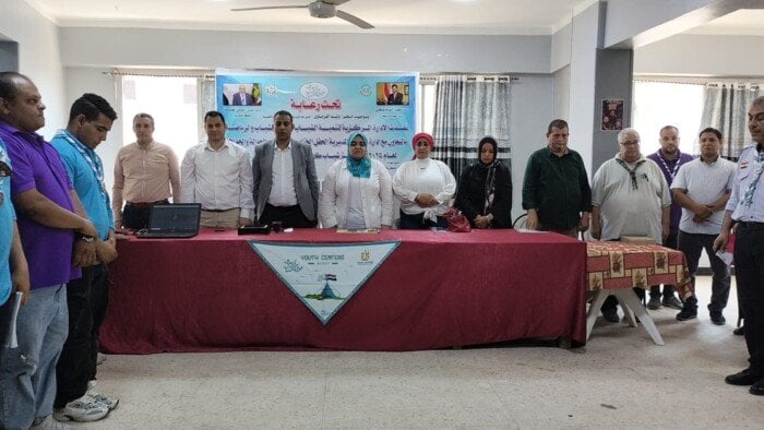 مساهمة مدير الرياضة بالقليوبية في تعزيز دور الجوالة بالمبادرات المجتمعية