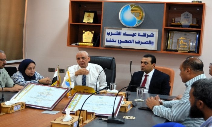 نائب محافظ قنا يفتتح اعتماد خطط سلامة المياه لمحطتي دشنا والرحمانية