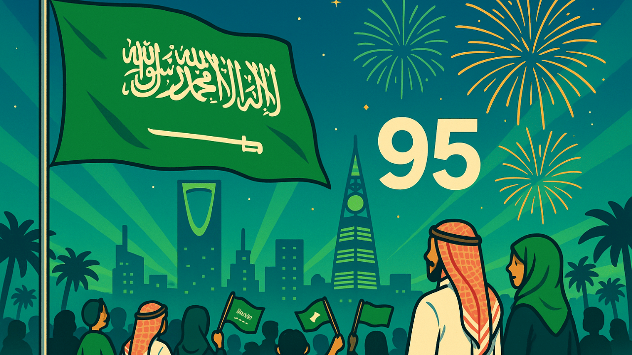 عزنا بطبعنا.. موعد عطلة اليوم الوطني السعودي 95 وكم يوم إجازة للقطاع العام والخاص وأبرز الفعاليات