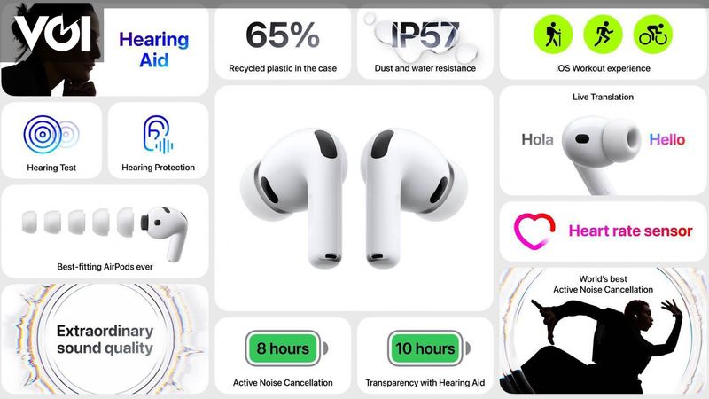 «إمكانيات AirPods Pro 3 تتألق حصريًا مع iPhone 17 وAir»