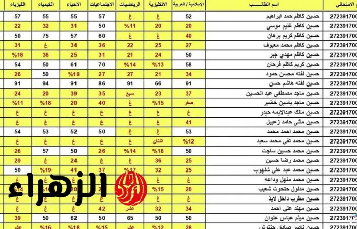 رابط نتائج الثالث المتوسط 2025 للدور الثاني متاح الآن على وزارة التربية العراقية
